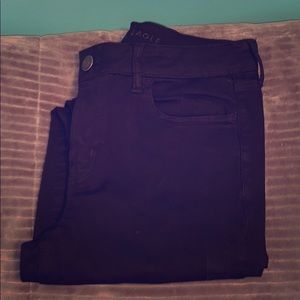 Black High Waisted American Eagle Jeggings